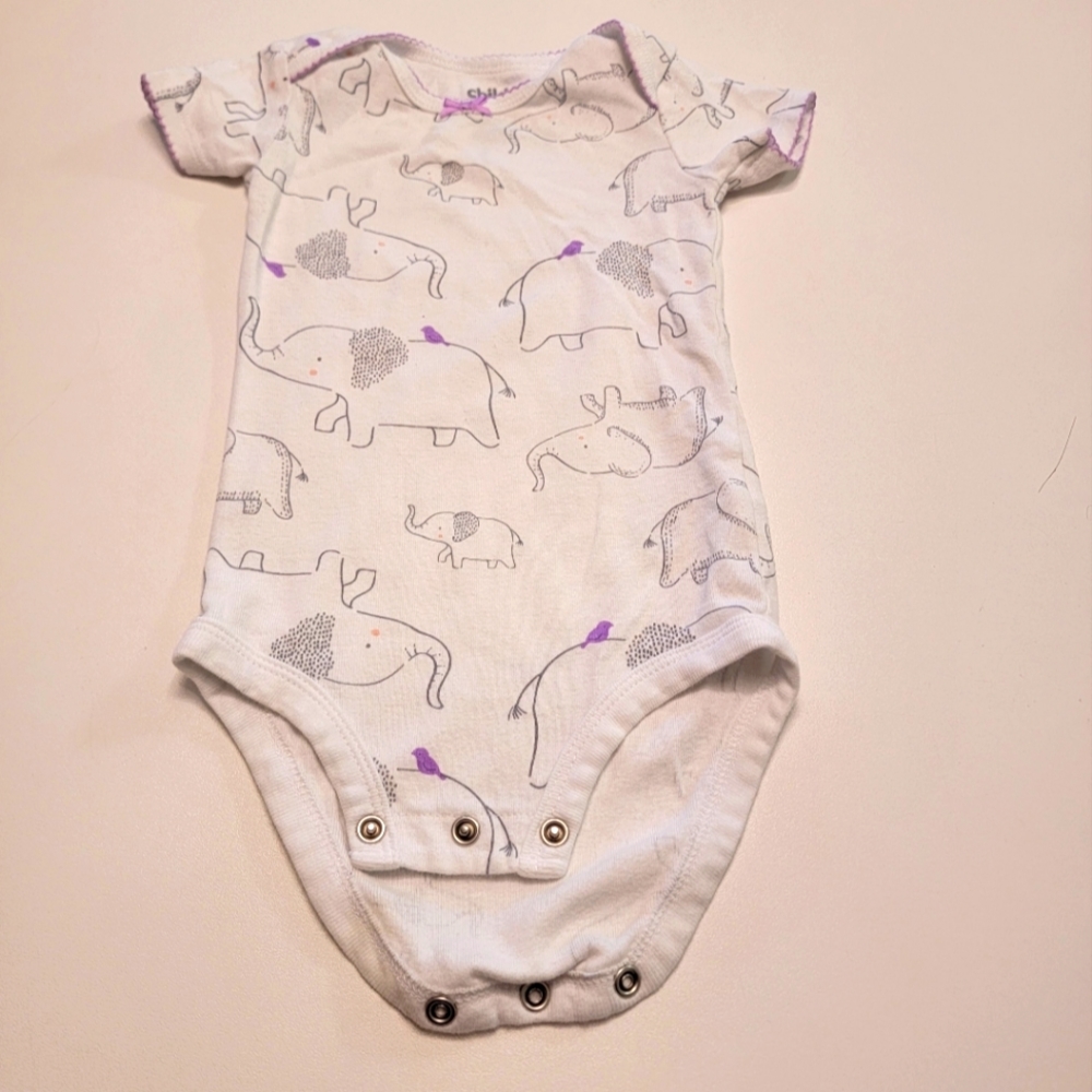 Carter's Child of Mine elephant Onesie 6-9 months
